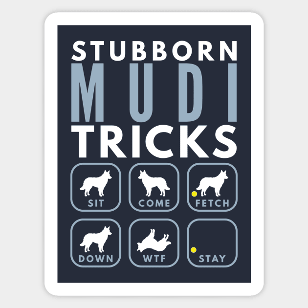 Stubborn Hungarian Mudi Tricks - Dog Training Sticker by DoggyStyles